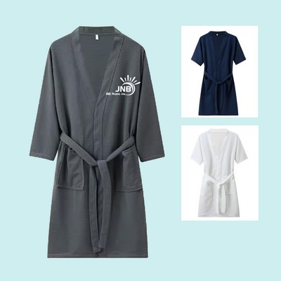 Lightweight Waffle Robe