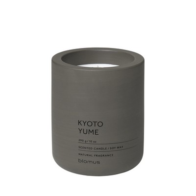 blomus Fragra Large Kyoto Yume Candle in Concrete Container