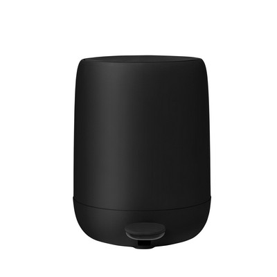 blomus 3 Liter Sono Black Pedal Bin Wastebasket