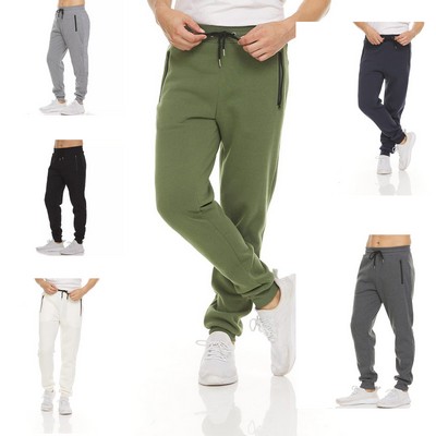 Fleece Active Athletic Workout Jogger Sweatpants