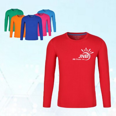 100% Cotton Long-Sleeve Tees