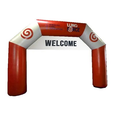 25' Inflatable Hexagonal Arch w/banner