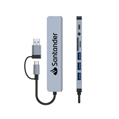 7-in-1 USB Port Hub Extender and USB Splitter