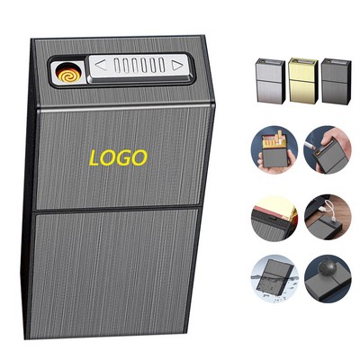 Moisture Proof Charging Lighter Integrated Cigarette Box