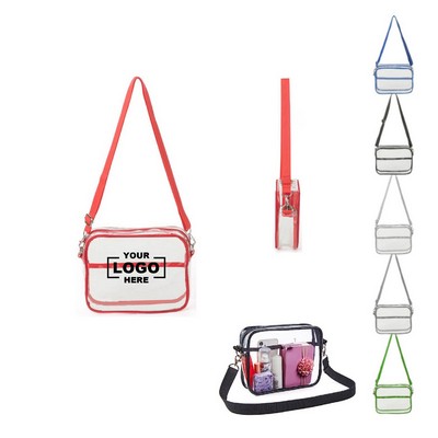 Transparent PVC Messenger Bag