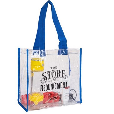 PVC Beach Stadium Transparent Tote Bag