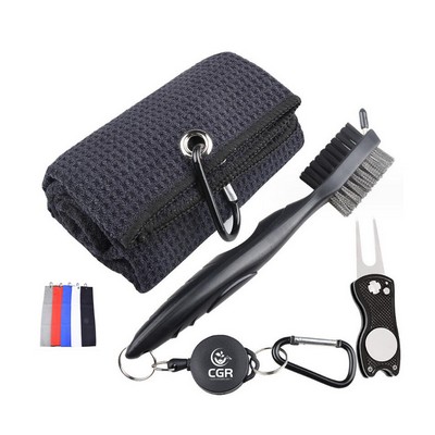 Golf Towel & Cleaner Brush & Golf Kits