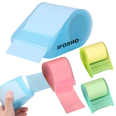 Full Adhesive Roll Sticky Note with Tape Dispenser