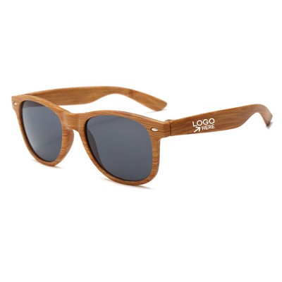 Wood Grain Sunglasses