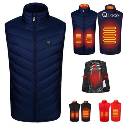 4-Part Heated Usb Charging Heating Vest