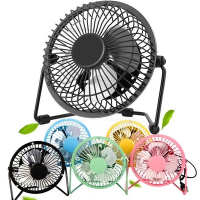 Metal Mini USB Desk Fan