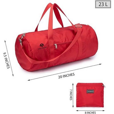 Foldable Duffel Bag with Spacious Pockets