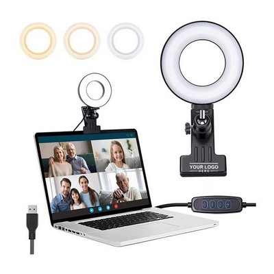 6-Inch Clip-On LED Ring Light for Perfect Selfie Shots