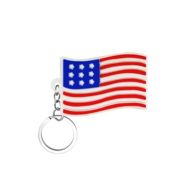 USA American Flags Souvenir Charm Key Chains