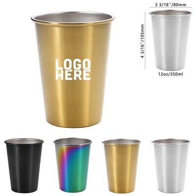 12 oz Stainless Steel Cup