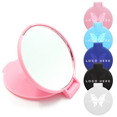 Plastic Makeup Mirror With Customizable Logo