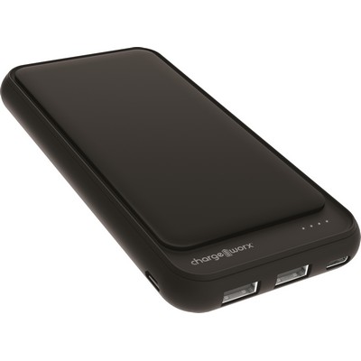 CHARGEWORX Chargeworx 10000Mah Dual Usb Slim Power Bank