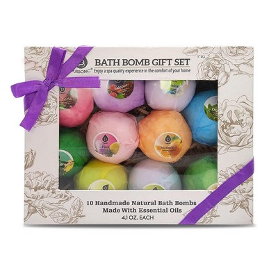 Pursonic Bath Bomb Gift Set 10 Pack