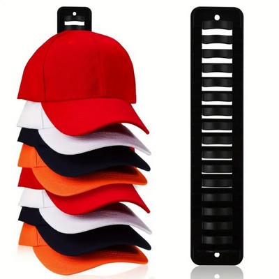 Plastic Wall Mounted Hat Hanger Holder Organizer Rack