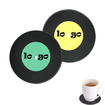 Vinyl Record Coasters