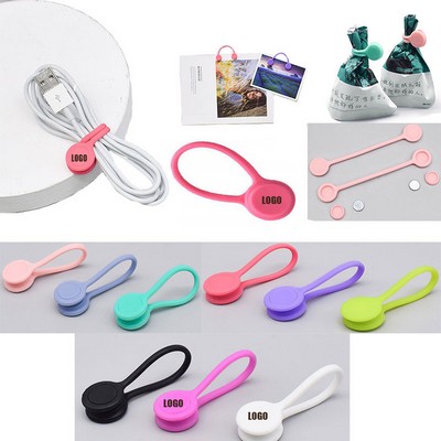 Silicone Cable Management Clips With Magnet