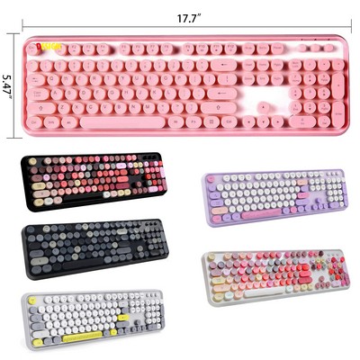 Wireless Reliable 2.4 GHz Connectivity Keyboard and Mouse Sets for PC Laptop Smart TV