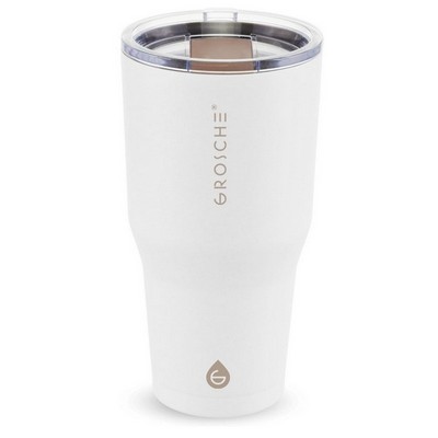 GROSCHE YUKON 32 oz Stainless Steel vacuum insulated tumbler -Cream White