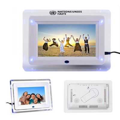 Digital Electronic photo frame with light