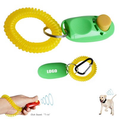 Pet Dog Training Sound Clicker w/Carabiner