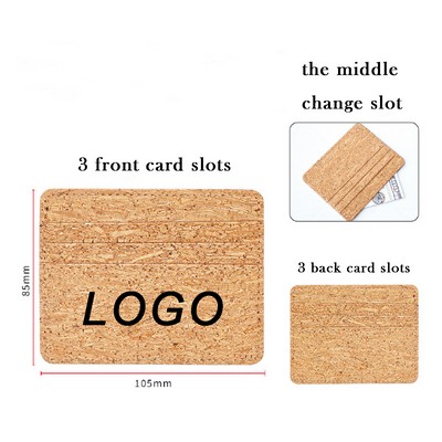 Natural Cork Card Sleeve Cork Wallet