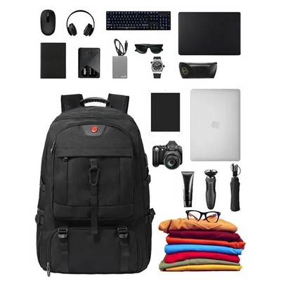 Large Extendable Business Laptop Backpack PC 18 Inch