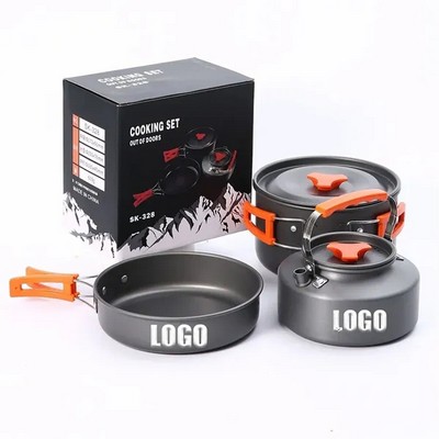 Camping Kettle Pot Set For 2-3 People