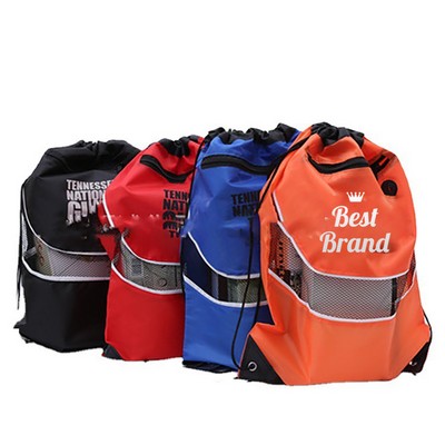 Tournament Mesh Drawstring Backpack