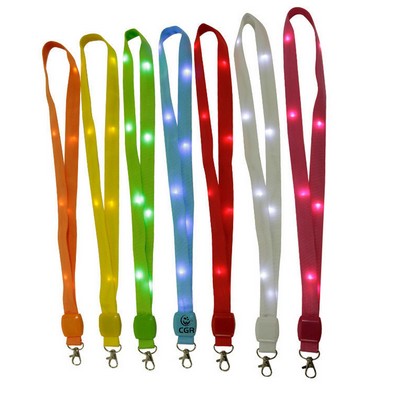 LED Lighted Flashing Cruise Lanyard