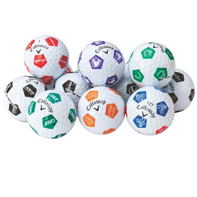 Callaway Chrome Soft Truvis Golf Balls - Three Color