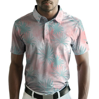 Men's Golf Polo - Palm Peach