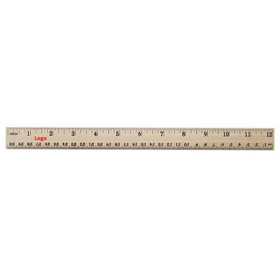 12 Inch Wooden Ruler