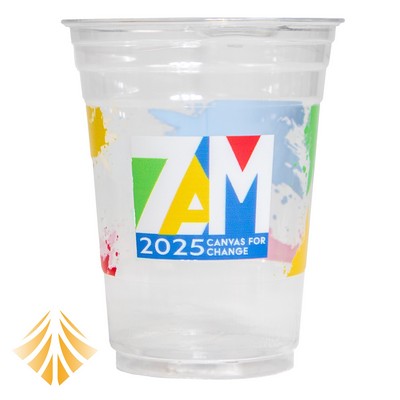 16oz Custom RPET Clear Plastic Cups