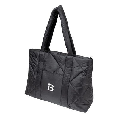 Luxe Quilted Puffer Tote Bag