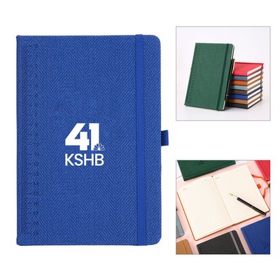 A5 Embroidered Fabric Cover Notebook