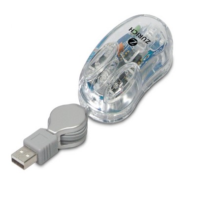 Transparent Mini Optical Mouse