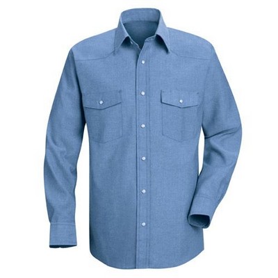 Red Kap® Long Sleeve Deluxe Western Style Shirt