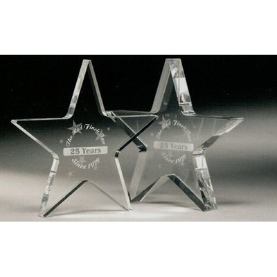 Mini Star Paper Weight Award (6"x3/8")