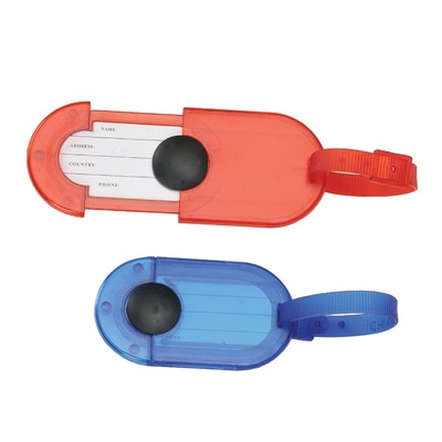 Plastic Sliding Luggage Tag