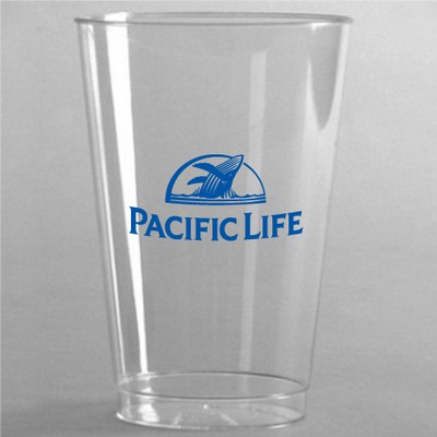 16 Oz. Crystal Clear Plastic Cup (Silk Screen Printing)