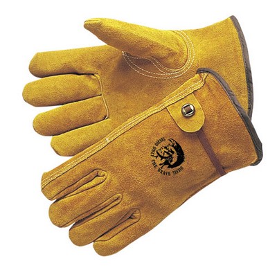 Bourbon Brown Split Cowhide Driver Gloves