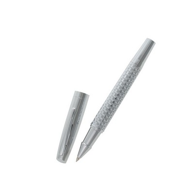 Diamond-Cut Wave Design Roller Ball Pen