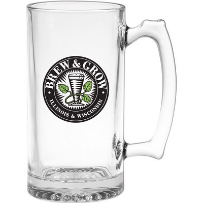 25 Oz. Thumbprint Tankard Glass