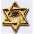 Stock Star of David Lapel Pins (6 Point)