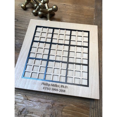 Wooden Sudoku Board Game